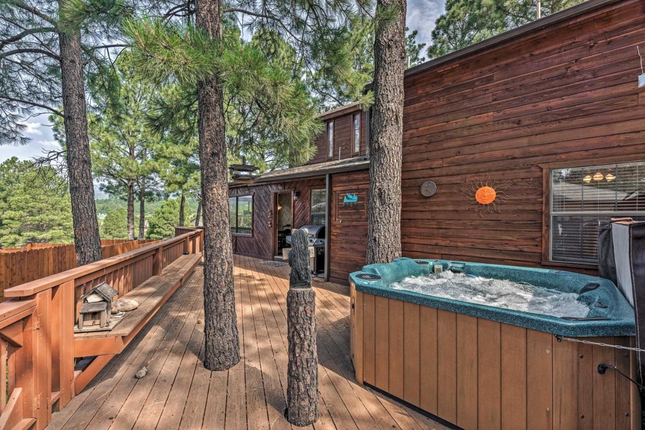Cozy Ruidoso Cabin With Private Hot Tub And Large Deck Εξωτερικό φωτογραφία