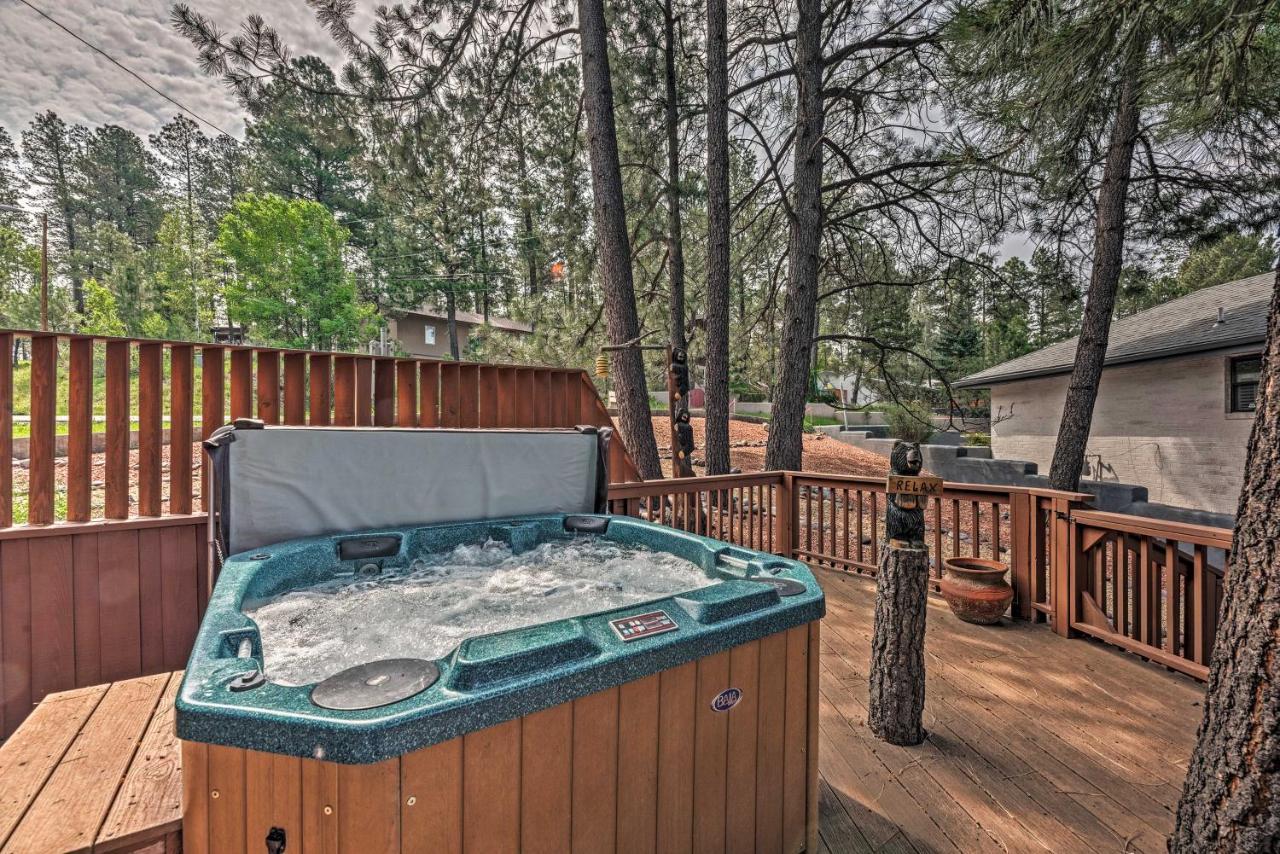 Cozy Ruidoso Cabin With Private Hot Tub And Large Deck Εξωτερικό φωτογραφία