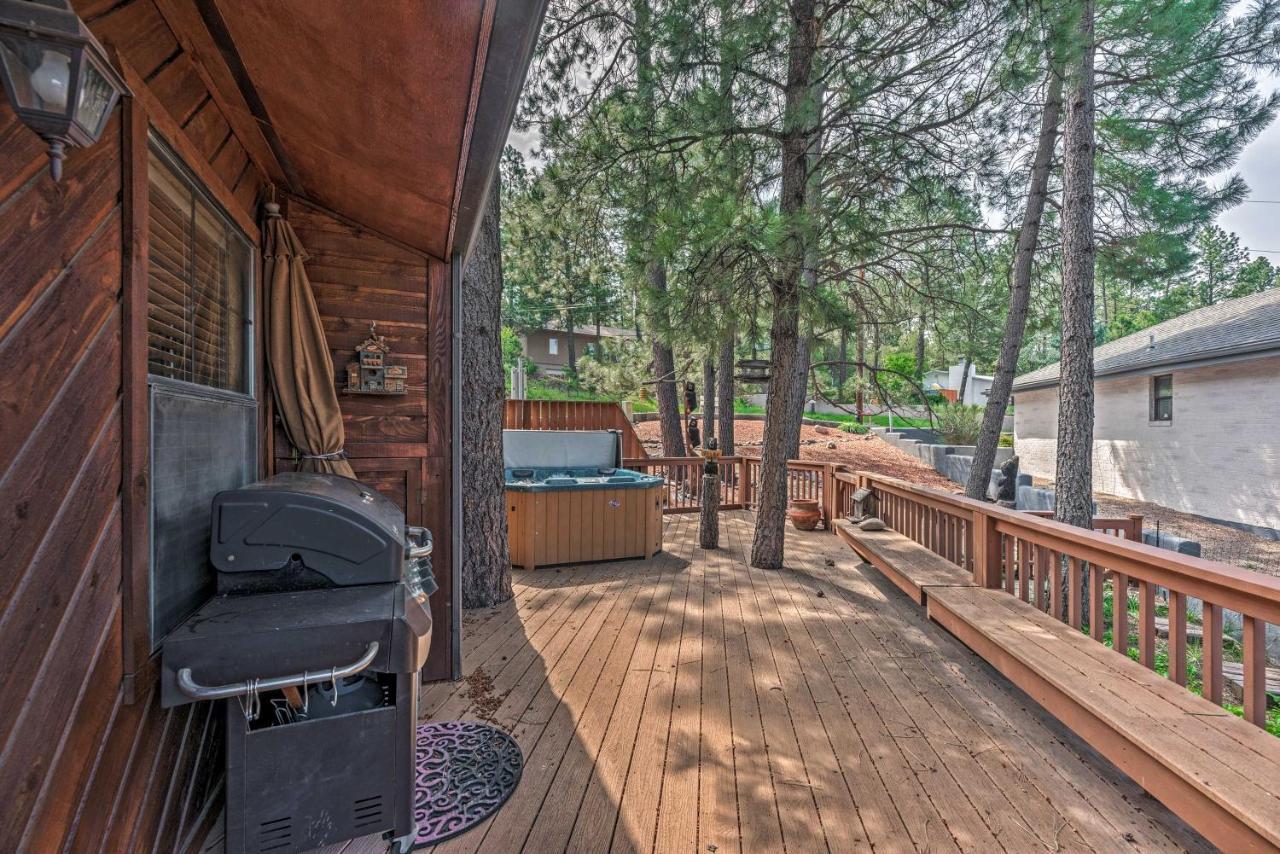 Cozy Ruidoso Cabin With Private Hot Tub And Large Deck Εξωτερικό φωτογραφία